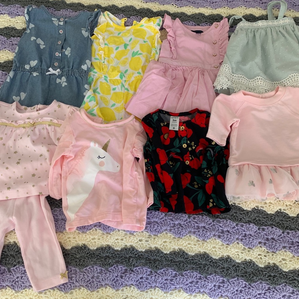 ✨Bundle of Baby Girl 3-6 months Clothes✨
